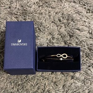 Swarovski Rose Gold Infinity Bracelet